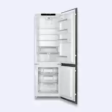 Встраиваемый комбинированный холодильник, No-Frost, дверцы перенавешиваемые, петли справа Smeg C7280NLD2P1