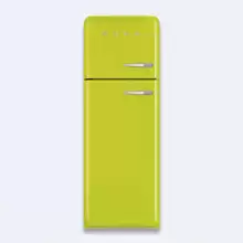 Отдельностоящий двухдверный холодильник, 60 см, петли слева Smeg FAB30LVE1