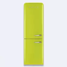 Отдельностоящий двухдверный холодильник, 60 см, No-Frost, петли слева Smeg FAB32LLI3