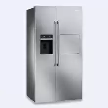 Отдельностоящий холодильник Side-by-side, 91 см, No-Frost Smeg SBS63XEDH