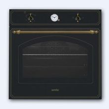 Духовой шкаф электрический Simfer B6EL79001 цвет антрацит/фурнитура бронза