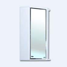 Шкаф угловой подвесной Bellezza Лилия 34см с зеркалом левый белый 4642403232013