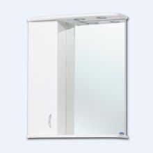 Зеркало-шкаф Bellezza Астра 60см с подсв. левое белое Н 4614909002018