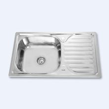 Кухонная мойка Sink Light K7642 врезная 76х42/180 1чаша нерж.сталь 0.8 глянцевая