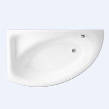 Ванна асиметричная Cersanit Meza 160x100, левая, белый, Сорт1 (P-WA-Meza*160-LNL)