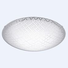 Светильник настенно-потолочный светодиод. Eglo Riconto 1, 95288 11W(LED), D315, сталь, белый/рифленое стекло, белый, прозрачный