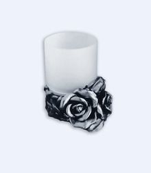 Стакан для зубных щеток настольный Art&Max ROSE AM-0091D-T, серебро