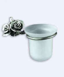 Ерш для туалета Art&Max ROSE AM-0911-T, серебро