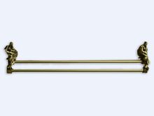 Полотенцедержатель двойной Art&Max ROMANTIC AM-0818-B, 60 см, бронза