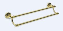 Полотенцедержатель двойной Art&Max ANTIC CRYSTAL AM-2648SJ-Do, 656 мм, золото