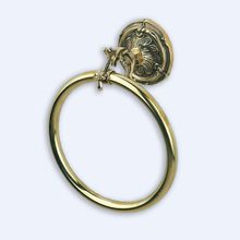Полотенцедержатель кольцо Art&Max BAROCCO AM-1783-Br, бронза