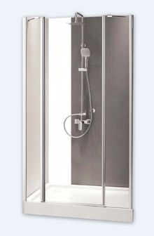 Дверь в проем Cezares Triumph, одна распашная дверь с двумя неподвижными стеклами. TRIUMPH-B-13-30+60/30-P-Cr-L 1200x1950 мм Дверь в проем Cezares Triumph, одна распашная дверь с двумя неподвижными стеклами. TRIUMPH-B-13-30+60/30-P-Cr-L 1200x1950 мм