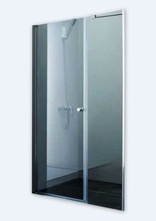 Дверь в проем Cezares Elena: одна распашная дверь с одним неподвижным стеклом. ELENA-B-11-90+90-C-Cr 1730x1950 мм Дверь в проем Cezares Elena: одна распашная дверь с одним неподвижным стеклом. ELENA-B-11-90+90-C-Cr 1730x1950 мм