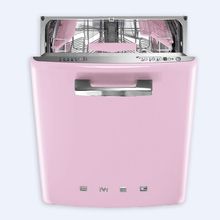 Посудомоечная машина Smeg ST2FABRO2 встраиваемая 60см, стиль 50-х годов, розовый