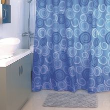 Штора для ванной комнаты Milardo Ultramarine Dots 180*200 см полиэстер, 900P180M11