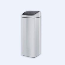 Корзина для мусора Merida металлическая полированная "Touch bin" 25 л.
