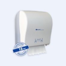 Держатель автоматический Merida Solid Cut Maxi для бумажных полотенец в рулонах (белый)