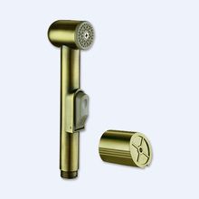 Ручной душ KorDi KD A72 Bronze с клавишей управления с системой SpeedClean против известковых отложений настенный держатель ручного душа цвет бронза