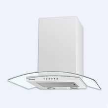 Кухонная вытяжка Maunfeld настенная, ANCONA PLUS 50 (C) White Glass Transparent, белый/прозр. стекло