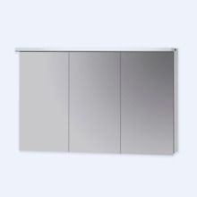 (60995) Зеркальный шкаф с LED-освещением Астон-120, 3Д, белый