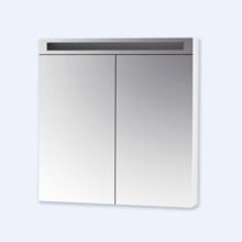 Зеркальный шкаф с светодиодовым освещением MAX-80 2D,Л/П,белый