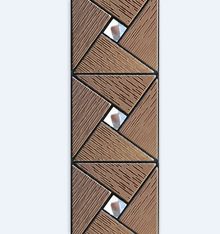 Декоративная вертикальная вставка "Арт-мозаика" на фронтальную панель к ванне ФОНТЕНБЛО