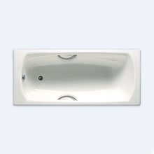 ДУБЛЬ Roca стальная ванна SWING с отв.п/ручк /180х80/ (бел) нов 2200E0000