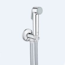 Гигиенический душ Tempesta-F, с угловым вентилем, душевой шланг Silverflex 1000 мм, 26358000