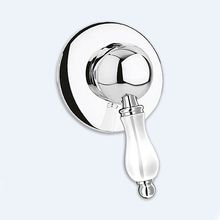 Встраиваемый однорычажный смеситель для душа Cezares VENEZIA-DIM-01-Bi Хром ручки Белая Встраиваемый однорычажный смеситель для душа Cezares VENEZIA-DIM-01-Bi Хром ручки Белая