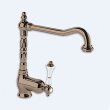 Смеситель кухонный однорычажный Cezares MARGOT-LLM2-02-Bi/A Бронза ручки Белая/Металл Смеситель кухонный однорычажный Cezares MARGOT-LLM2-02-Bi/A Бронза ручки Белая/Металл