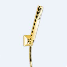 Ручной душ со шлангом 150 см и держателем Cezares LEGEND-KD-03/24 Золото 24 карат ручки Металл