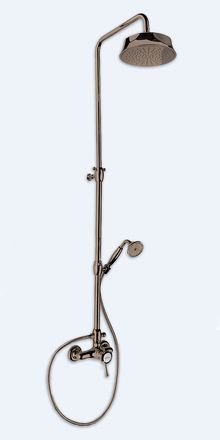 Душевая колонна со смесителем, верхним и ручным душем Cezares GIUBILEO-CD-02 Бронза ручки Металл