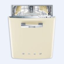 Smeg стиль 50-х годов ST2FABCR Посудомоечная машина, встраиваемая, 60 см кремовый