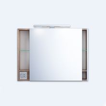 IDDIS Mirro MIR8000i99 Шкаф-зеркало для ванной. Материал: ДСП. Ширина: 80 см. Одна распашная дверца. Встроенная подсветка.Упаковка: картон, пленка, пе