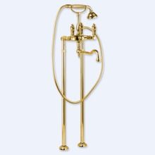 Напольный смеситель для ванны с поворотным изливом и ручным душем Cezares FIRST-VDP2-03/24-M Золото 24 карат ручки Металл Напольный смеситель для ванны с поворотным изливом и ручным душем Cezares FIRST-VDP2-03/24-M Золото 24 карат ручки Металл