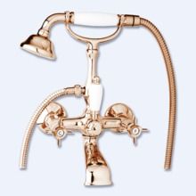 Смеситель для ванны с ручным душем Cezares LORD-VD-02 Бронза ручки Бронза Смеситель для ванны с ручным душем Cezares LORD-VD-02 Бронза ручки Бронза