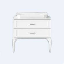 Aqwella LA DONNA комплект мебели (тумба + раковина La Donna), белый, LAD0108W