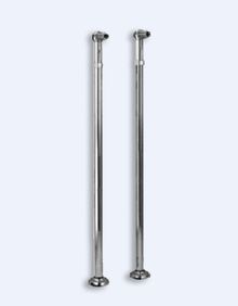 Cezares PI-01 Универсальный установочный комплект для напольного смесителя с держателем для ручного душа, исполнение хром