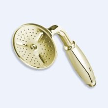Ручной душ, ручка металлическая Cezares CZR-D1FC-03/24-M Золото 24 карат ручки Золото 24 карат
