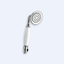 Ручной душ с антикальциевым покрытием, ручка белая Cezares CZR-D2FC2-01 Хром ручки Хром
