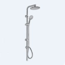 Zipponi Душевая стойка с круглым верхним душем и ручной лейкой в комплекте, хром. 1532911-001