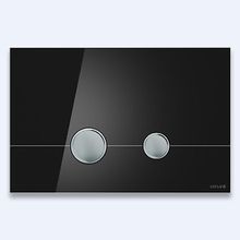 Кнопка для инсталляции Cersanit STERO, стекло, черный глянцевый, универсальная, Сорт1 BU-STE/Blg/Gl