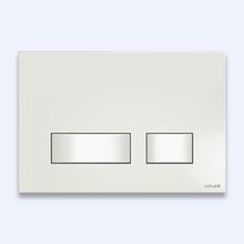 Кнопка для инсталляции Cersanit MOVI, пластик белый, универсальная, Сорт1 BU-MOV/Wh