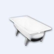 Ванна стальная Antika 1500*700*400 с опорной подставкой (белая орхидея) без ранта А50901