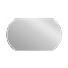 Зеркало: LED 090 design 100x60 с подсветкой с антизапотеванием овальное KN-LU-LED090*100-d-Os