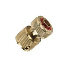 Коннектор 1/2 латунь с аквастопом 'Урожайная сотка Эксперт' (YM5810С)