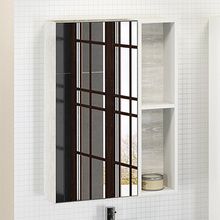 COMFORTY. Зеркало-шкаф "Прага-60" дуб белый COMFORTY. Зеркало-шкаф "Прага-60" дуб белый