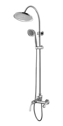 "Интенс" LM5662C Смеситель для ванны с верхней душевой лейкой "Тропический дождь", фиксированный излив, хром "Интенс" LM5662C Смеситель для ванны с верхней душевой лейкой "Тропический дождь", фиксированный излив, хром