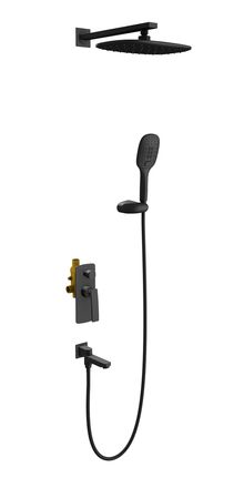 Душевая система встроенная Timo Helmi SX-4099/03SM черный Душевая система встроенная Timo Helmi SX-4099/03SM черный