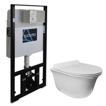 Сет AZARIO инсталляция + унитаз Felice AZ-0051 с сиденьем микролифт БЕЗ КЛАВИШИ Сет AZARIO инсталляция + унитаз Felice AZ-0051 с сиденьем микролифт БЕЗ КЛАВИШИ